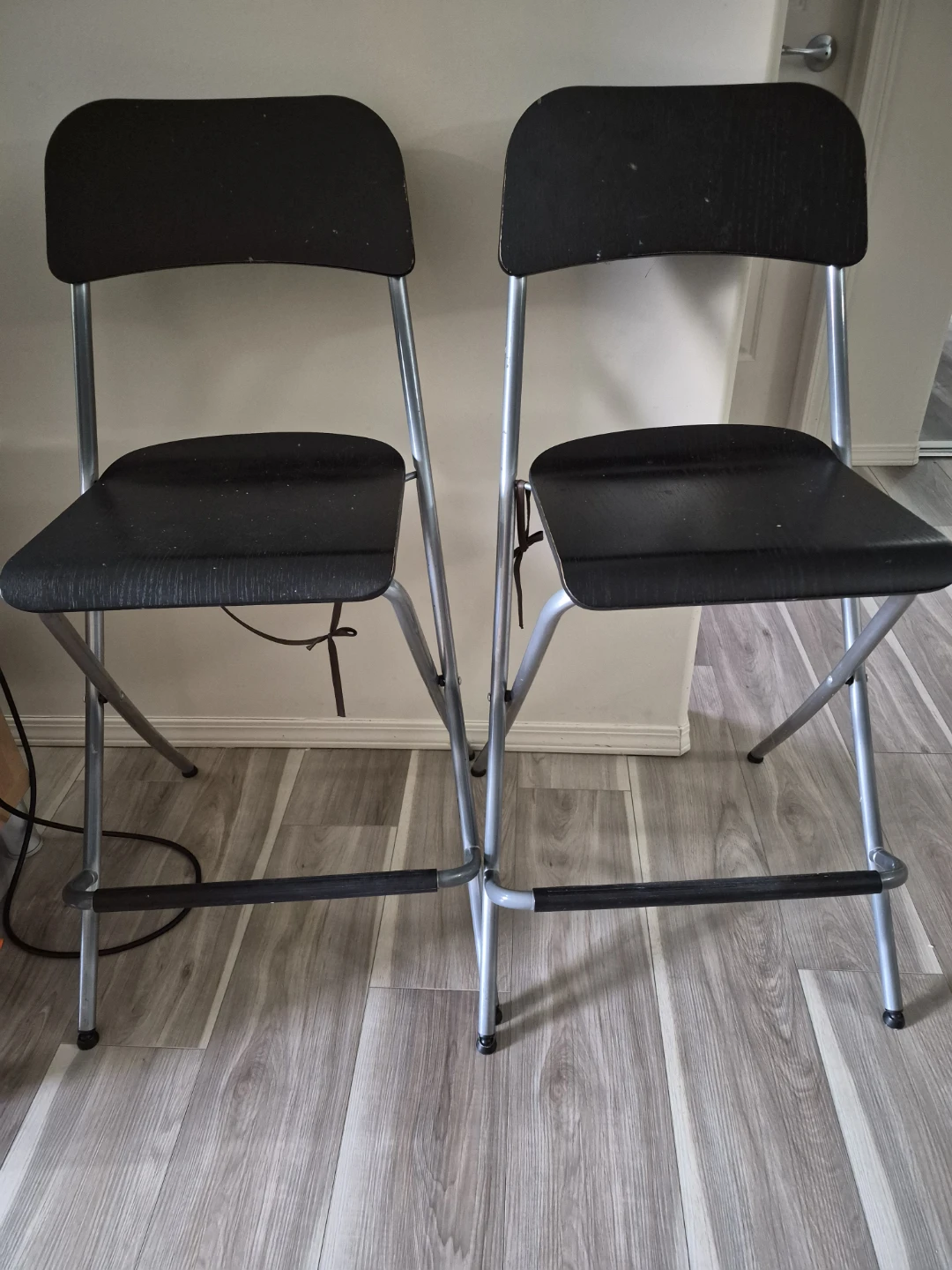 Two Black dinning Chairs - photo 2