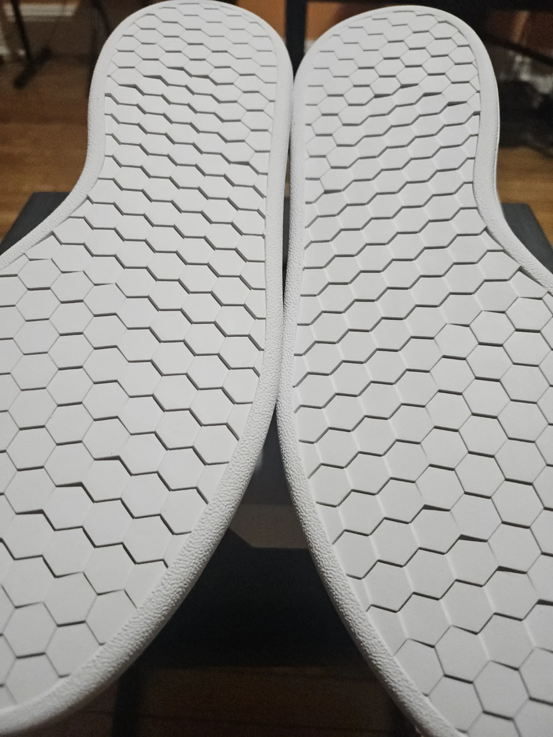Adidas Advantage Sportswear Sneakers White Green Size 10 - photo 5