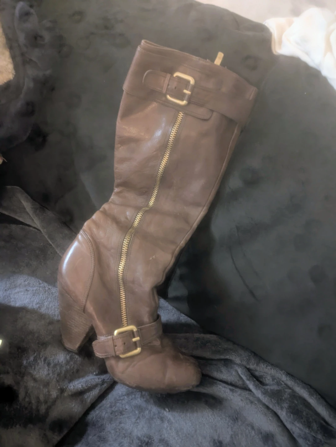 Vince Camuto Knee-High Leather Boots