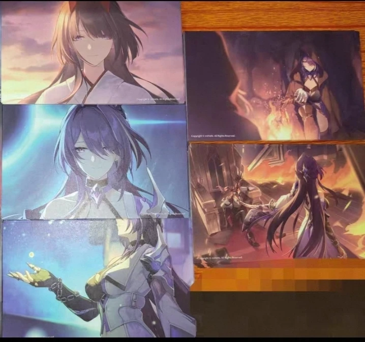 Honkai Star Rail Acheron Postcards Set