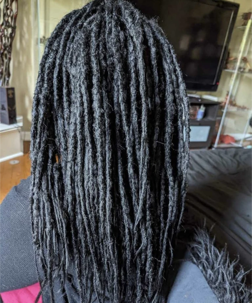 Custom hair extensions soft synthetic dreads - photo 2