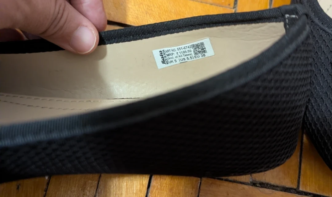‼️Brand new‼️Never worn Bata Women's Black Ballet Flats Size 38 - photo 3