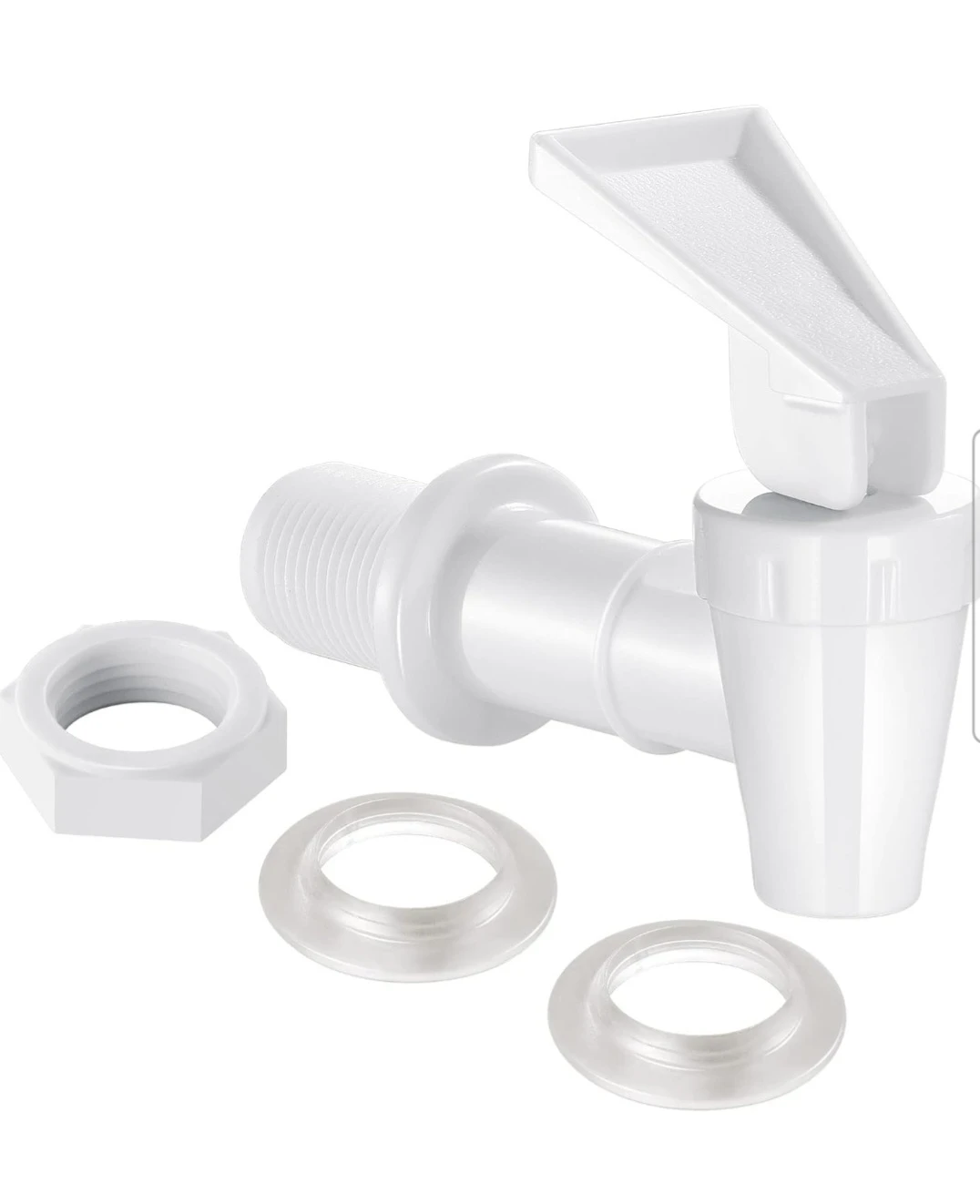 White Plastic Water Dispenser Spigot - photo 5