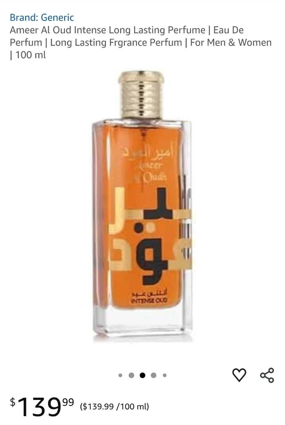 (Goes for 140$)GREAT DEAL !Lattafa Ameer Al Oudh Intense Oud EDP - photo 4