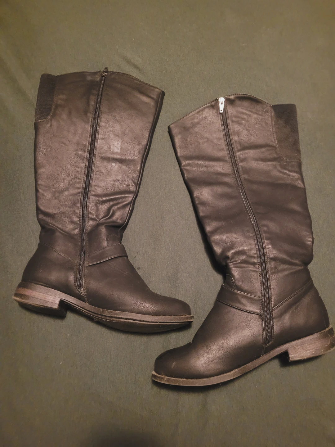 Black Knee-High Boots