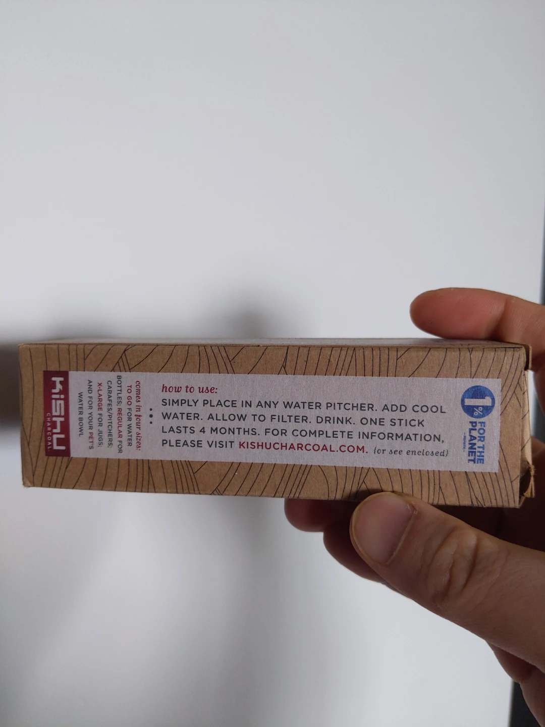 Kishu Charcoal Regular Water Filter Stick for Pitchers - photo 3