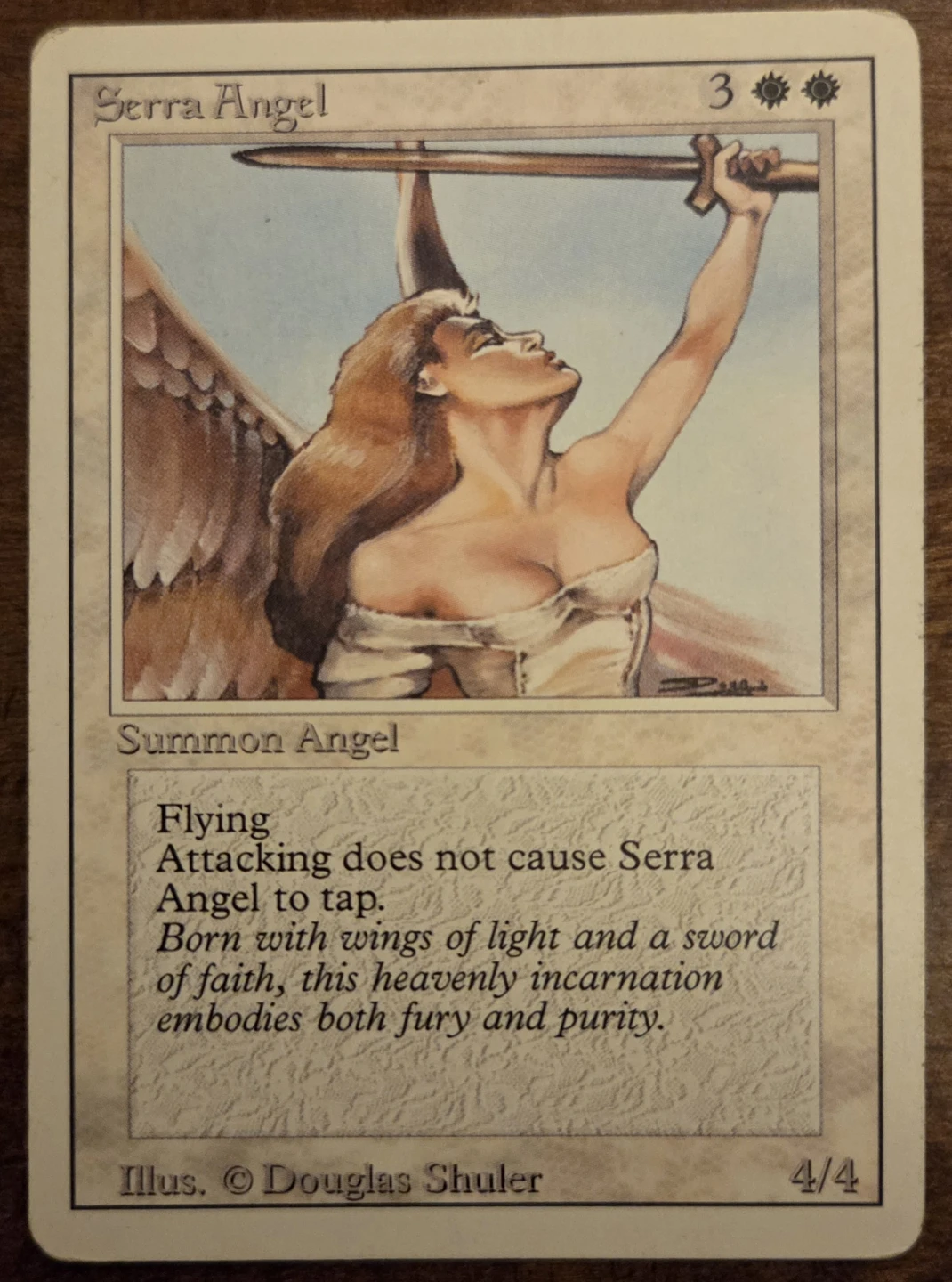 Serra Angel Magic the Gathering Card