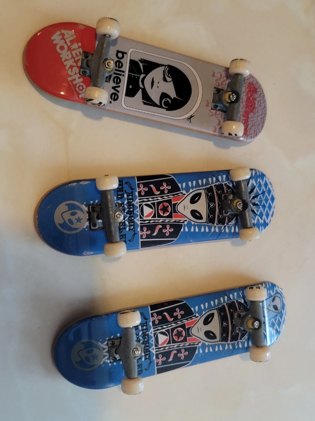 Tech Deck & Alien Workshop Fingerboards - Set of 3