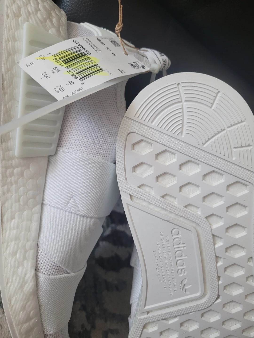 Adidas NMD_R1 W Women's Shoes White Size 8 - photo 4