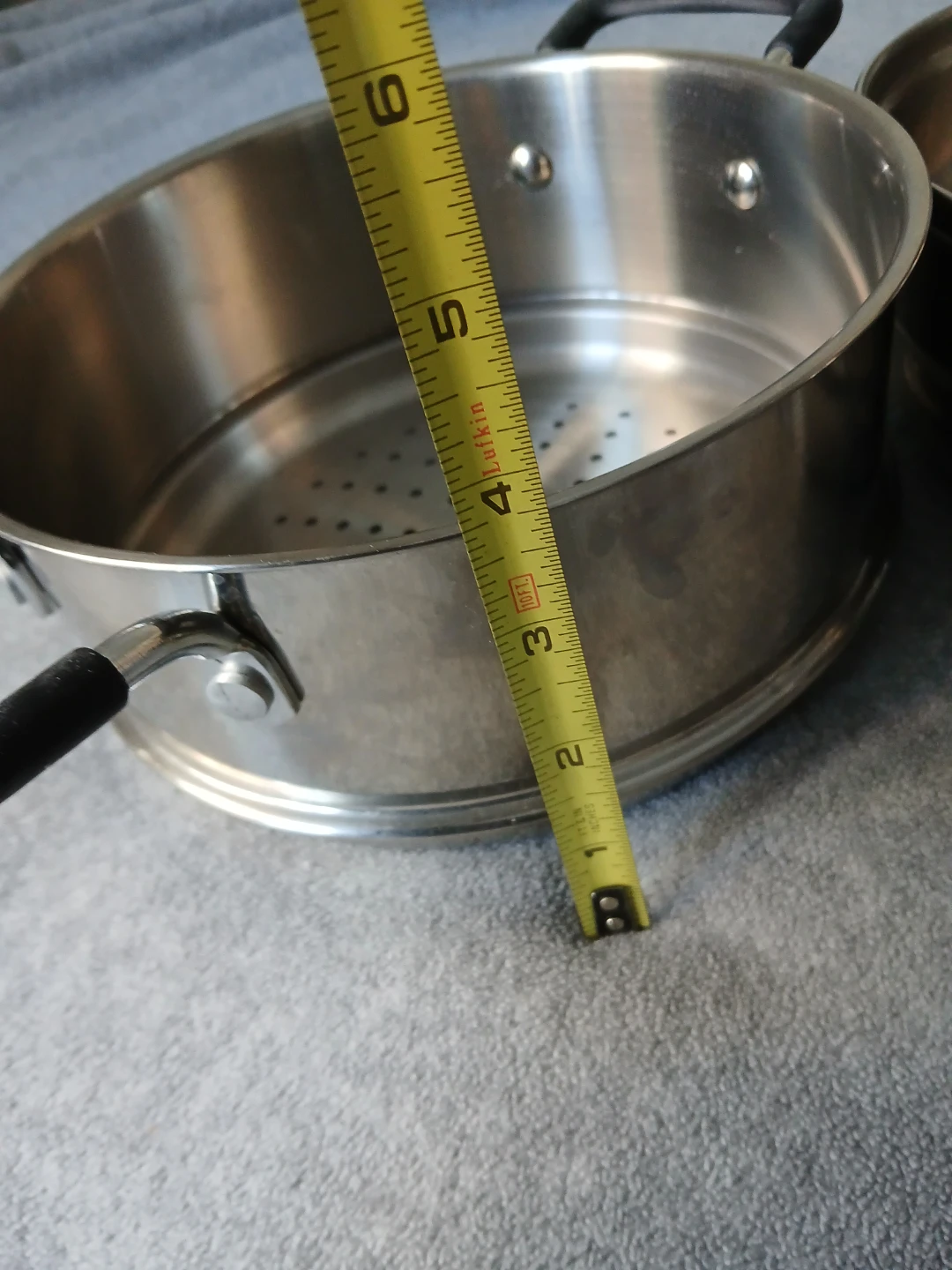 2 Stainless Steel Steamers $6 EACH FIRM. - photo 3