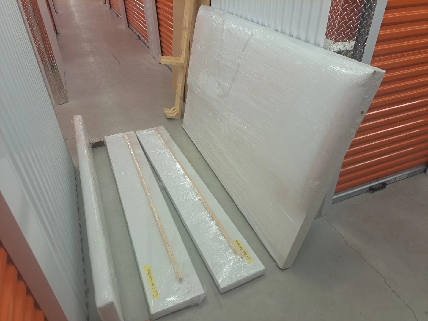 White Soft King Bed Frame - photo 4