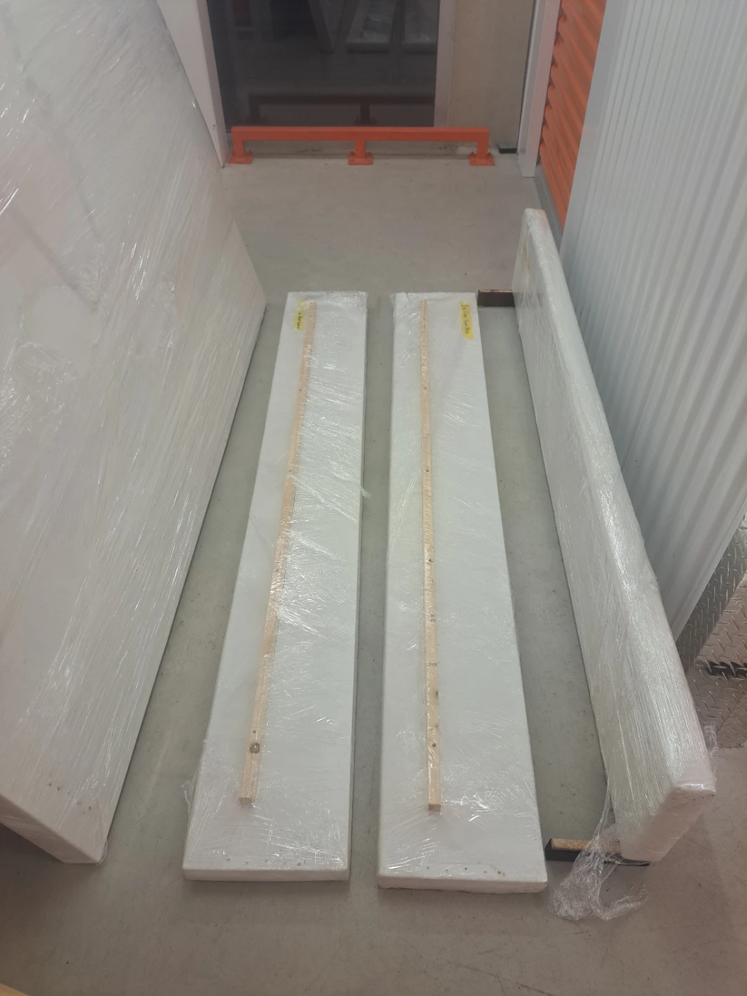 White Soft King Bed Frame - photo 5