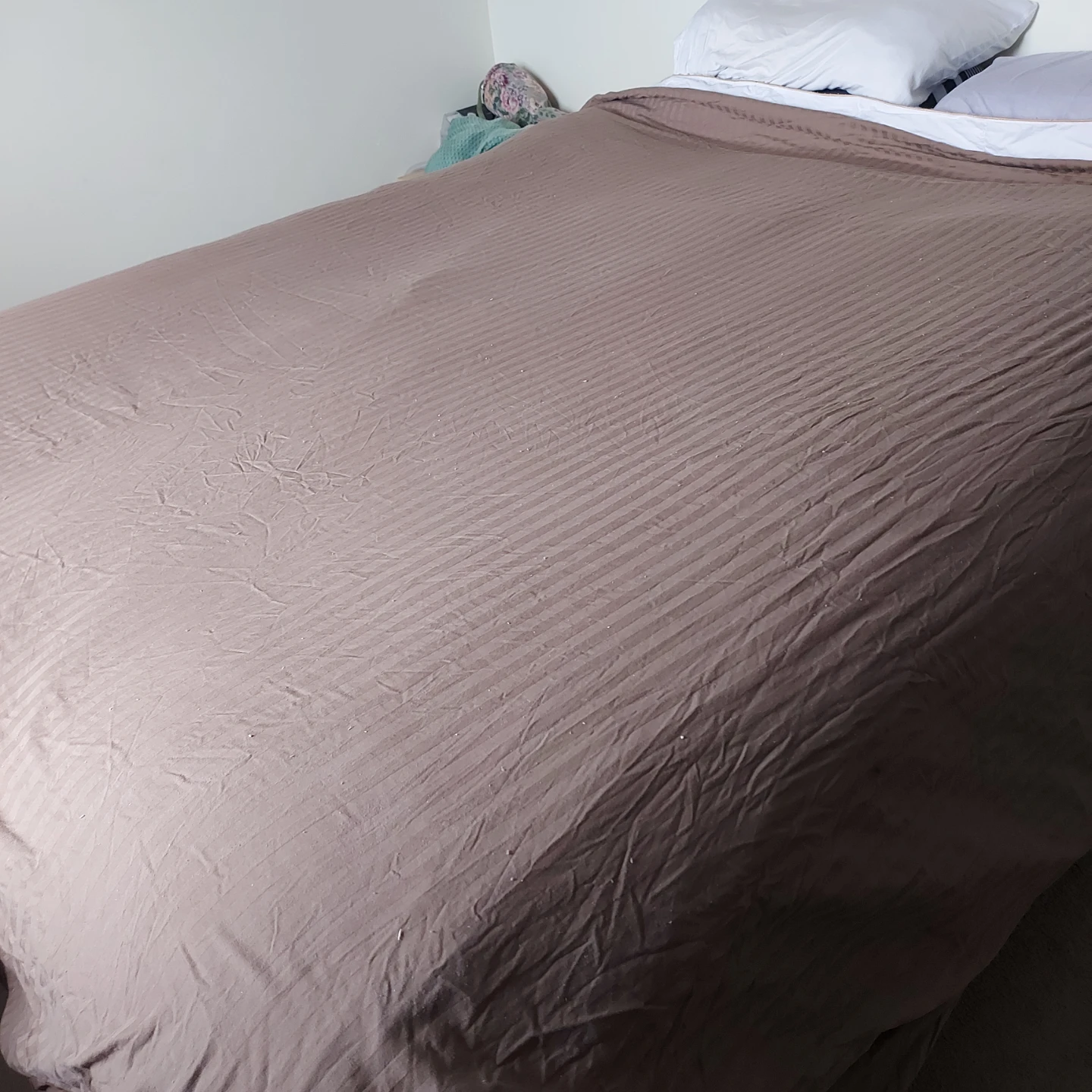 KING Sized; Brown Striped Duvet Cover King Size 🥕