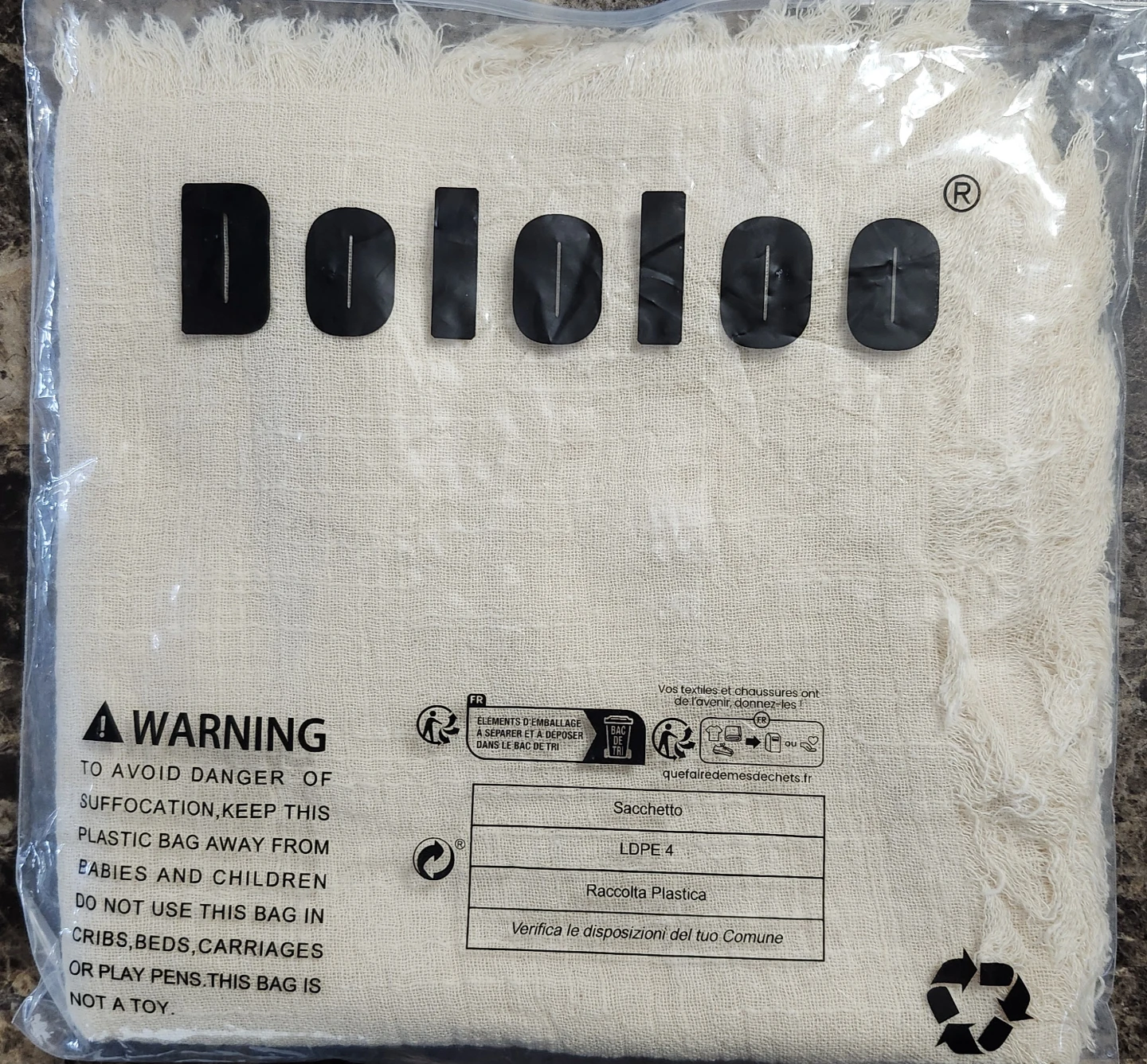 Dololoo Gauze Napkins with Fringe