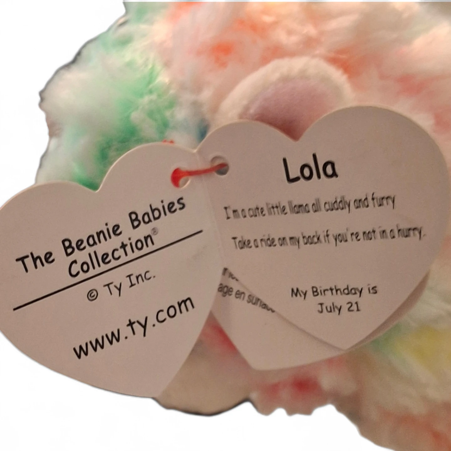 Ty Beanie Babies Lola Llama Plush Toy - photo 2