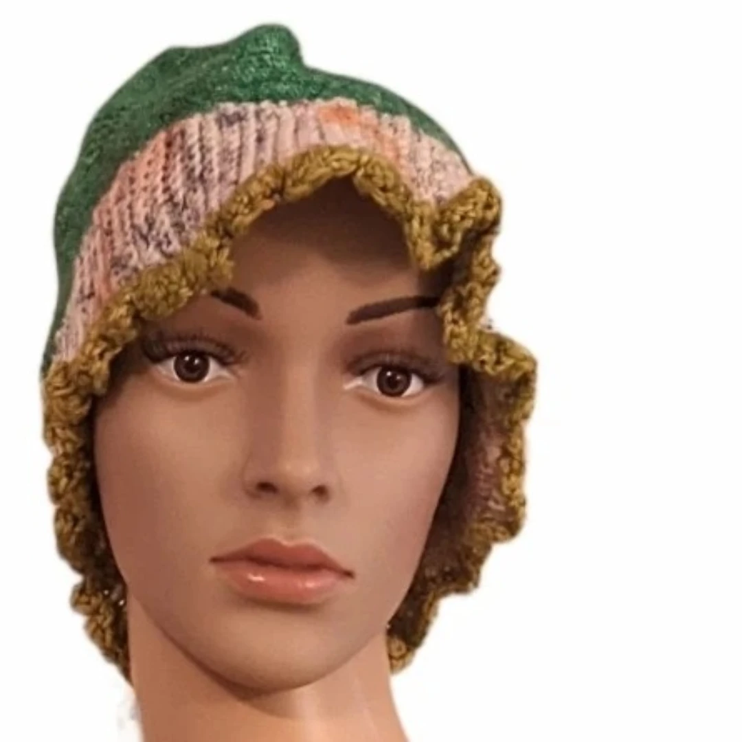 🧡Handcrafted winter washable wool hat beanie - photo 5