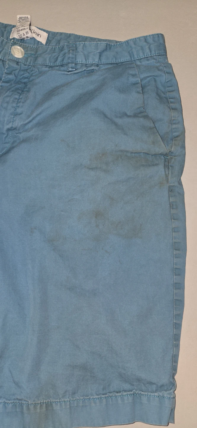 Calvin Klein Blue Chino Shorts Size 34 - photo 2
