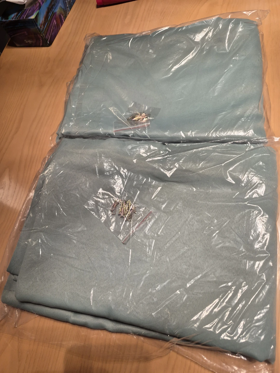 Unused new two curtains
