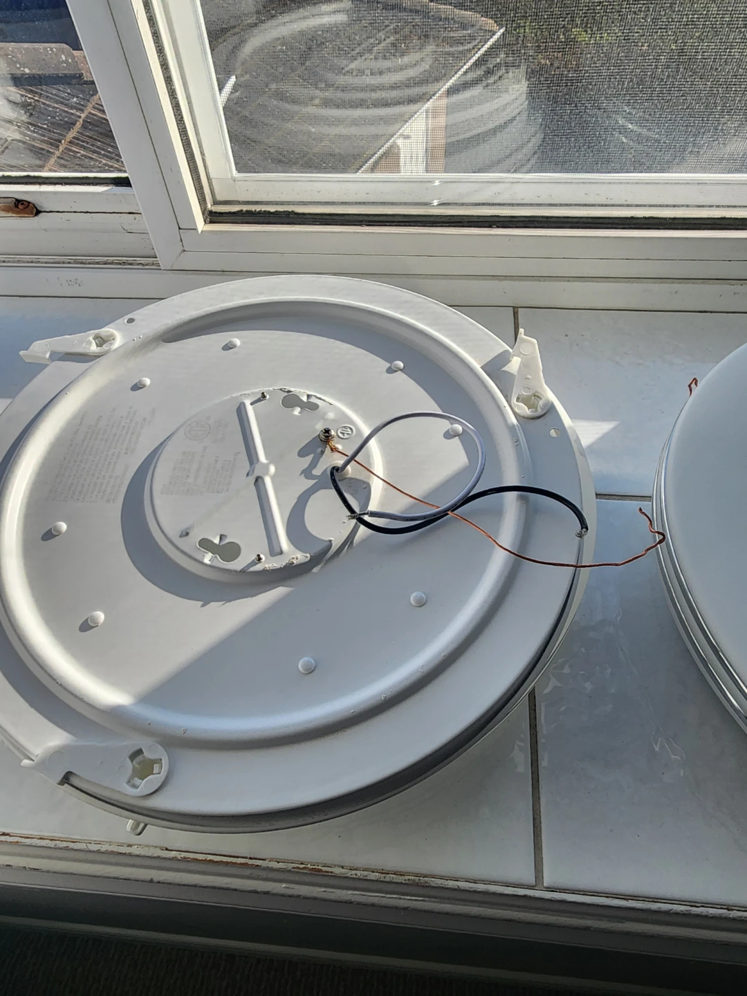 White LED Flush Mount Ceiling Light Fixture - photo 3