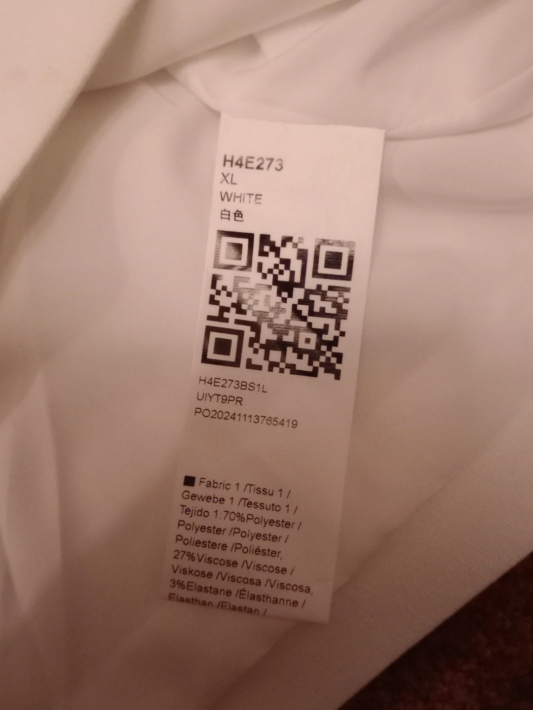 White Double-Breasted Blazer Jacket - XL - photo 2