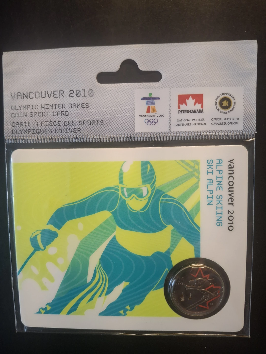 Mule Vancouver 2010 Olympic Winter Games Coin Alpine Skiing Mule