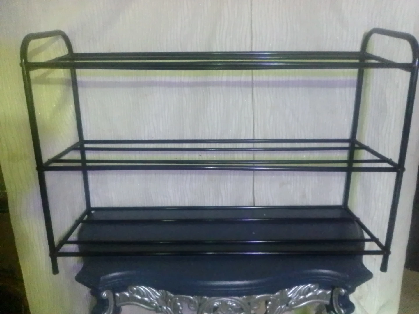 3-Tier Metal Shoe Rack