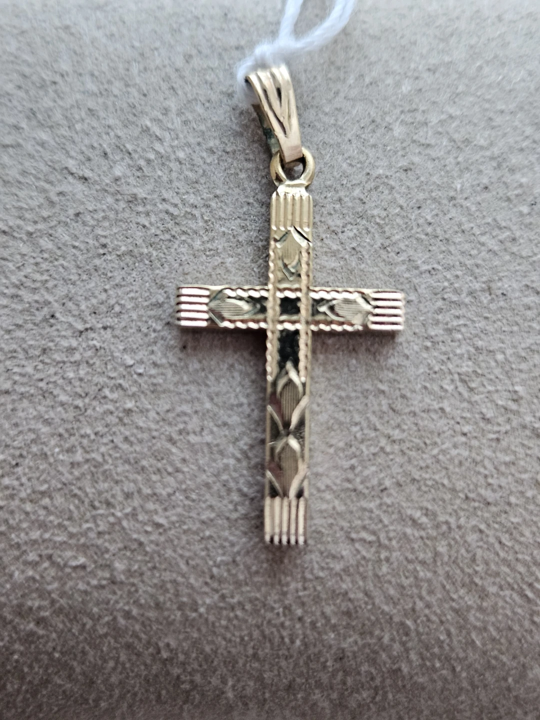 1/20 14k Gold Cross Pendant HFB