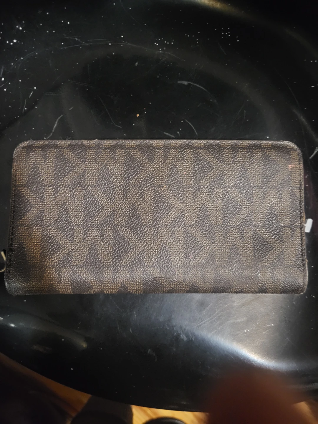 Michael Kors Brown MK Signature Zip Around Wallet - photo 2