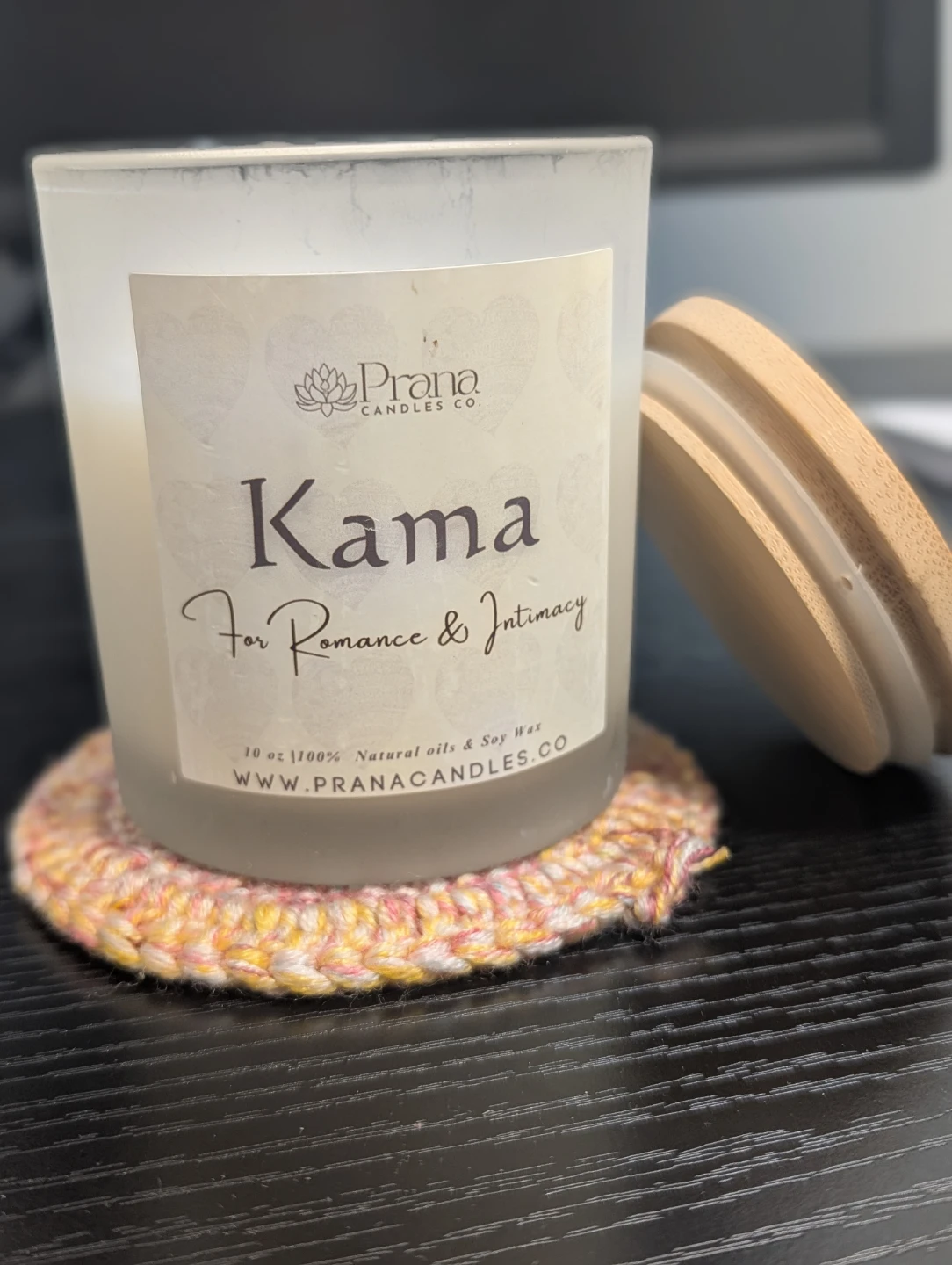 Prana Candles Kama 10 oz Soy Wax Candle