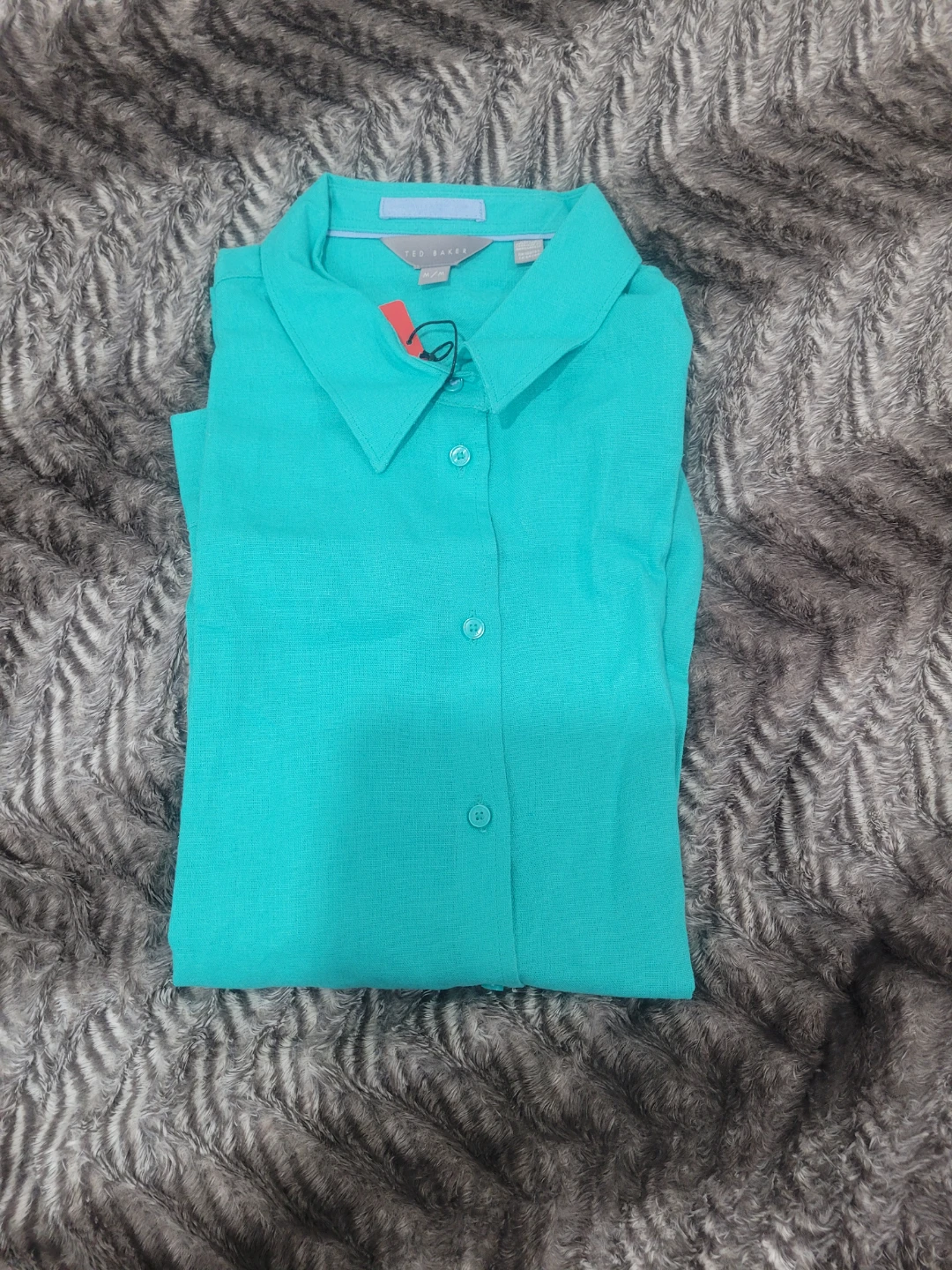 Ted Baker Turquoise Button-Up Shirt