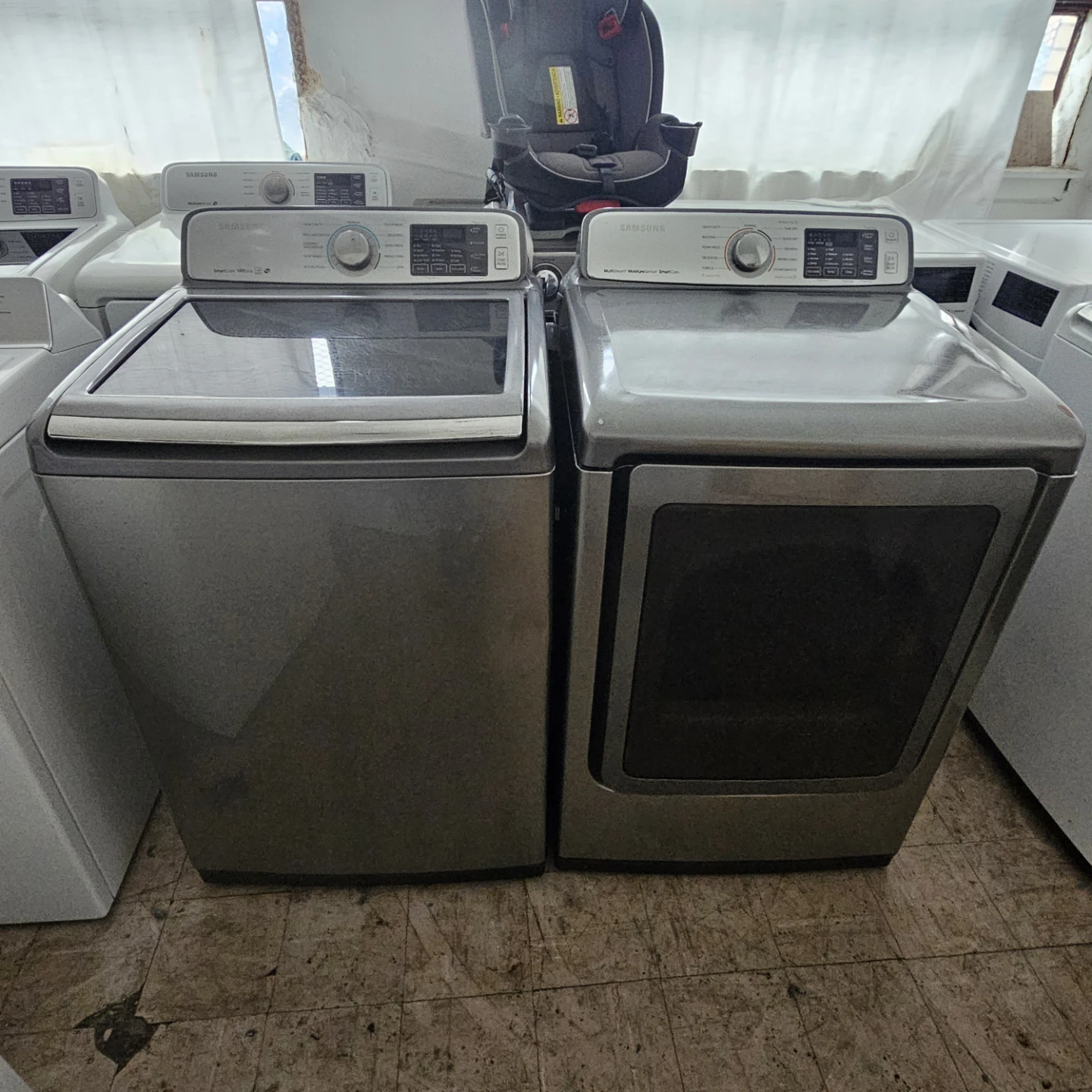 Samsung Top Load Washer & Dryer