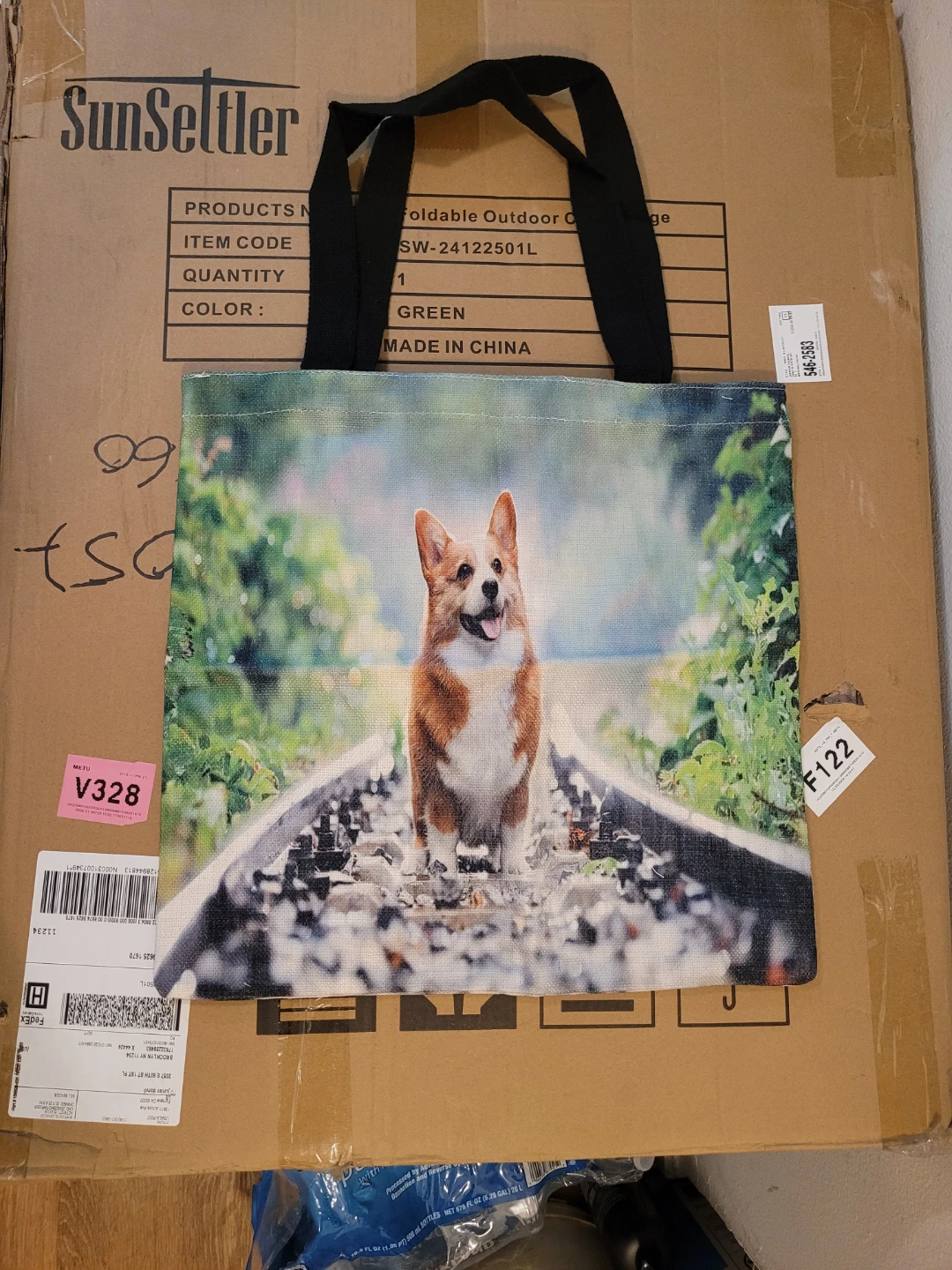 SunSettler Corgi Print Tote Bag - photo 4