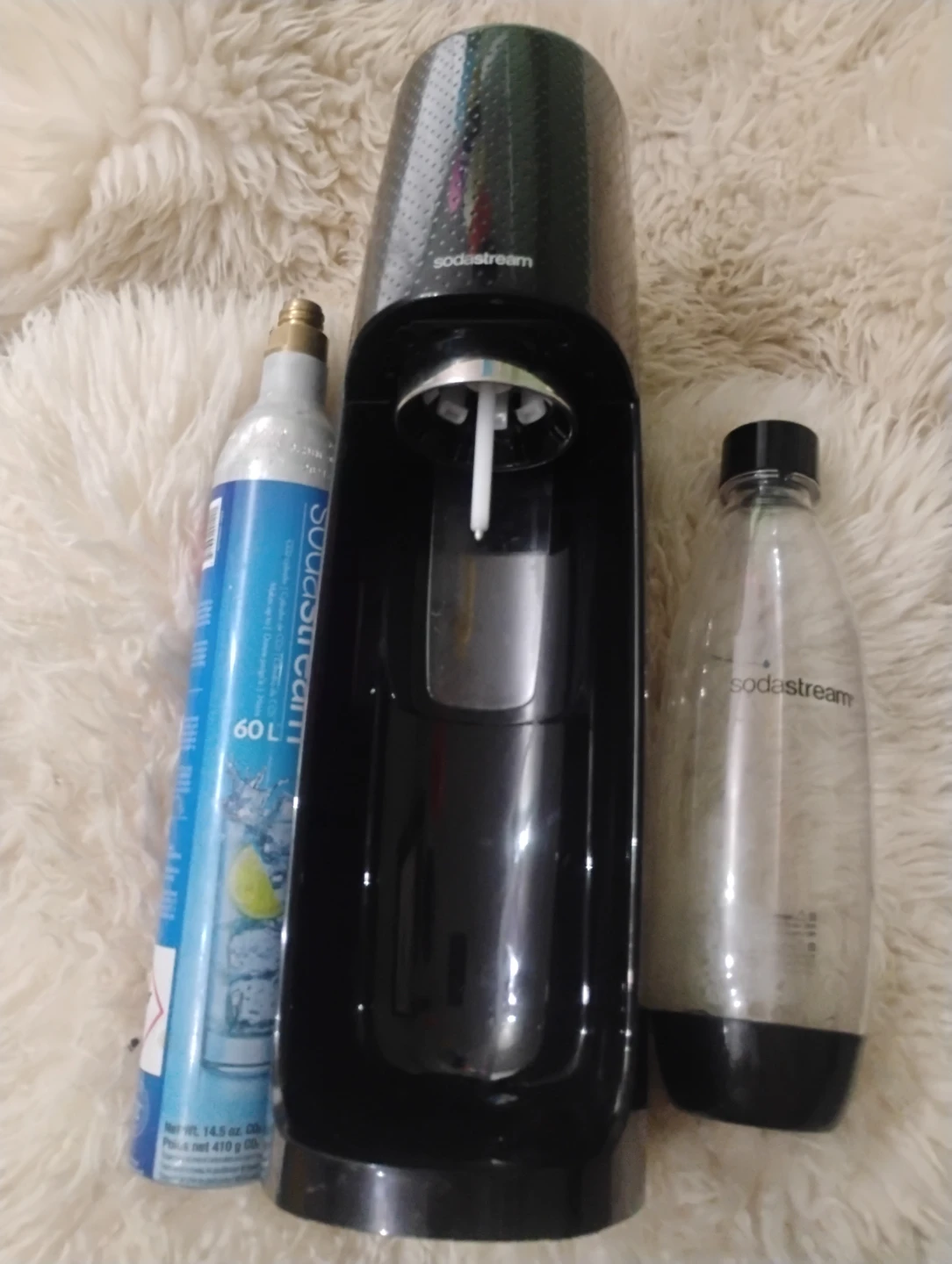 SodaStream Sparkling Water Maker with CO2 Canister and Bottle