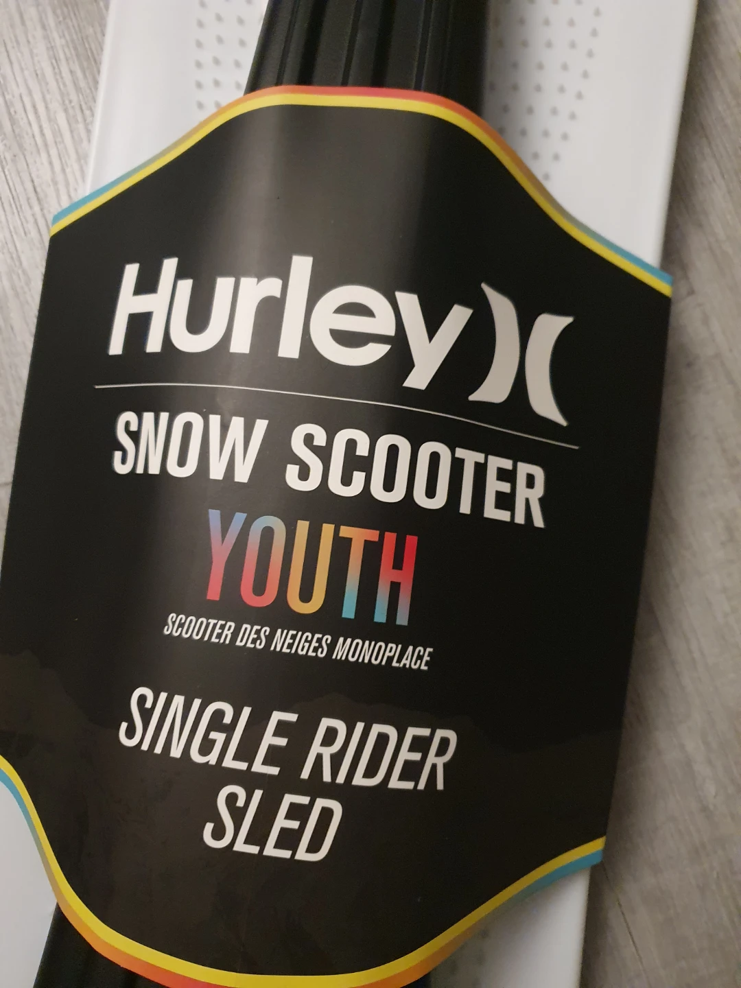 Hurley Youth Snow Scooter Sled - photo 3