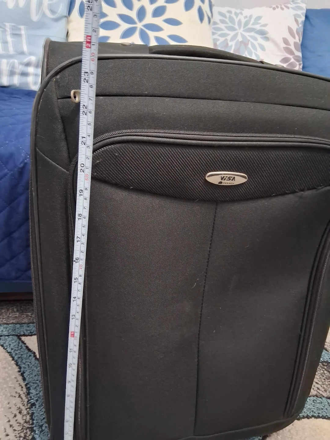 Black Wheeled Suitcase Luggage