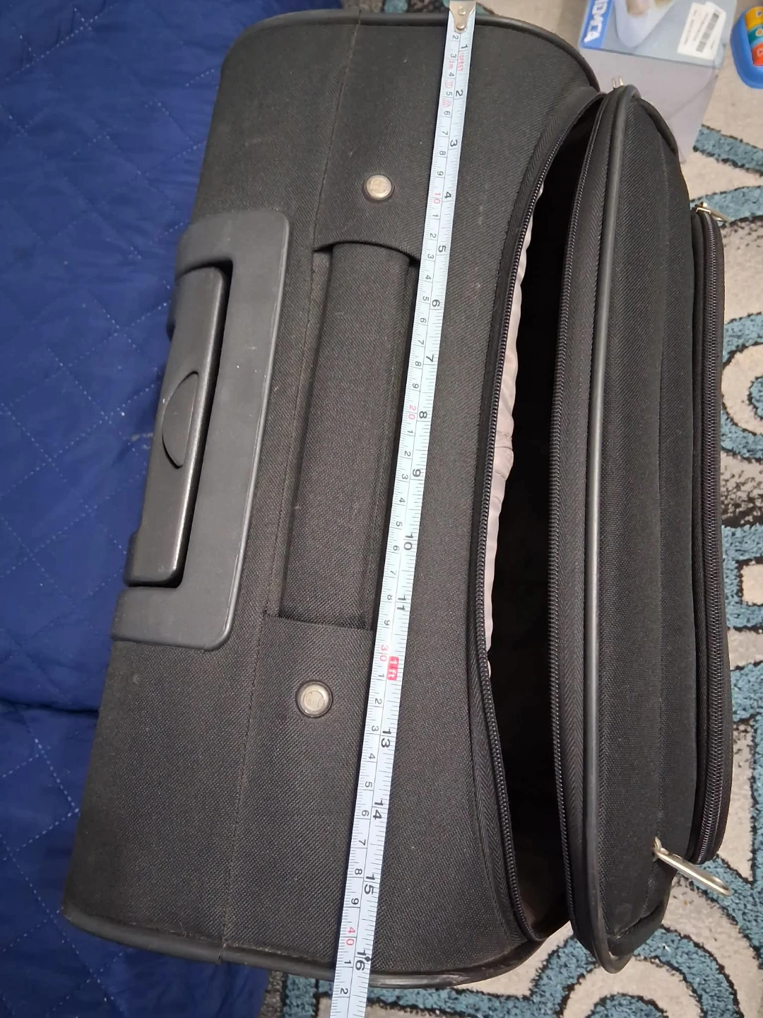 Black Wheeled Suitcase Luggage - photo 2