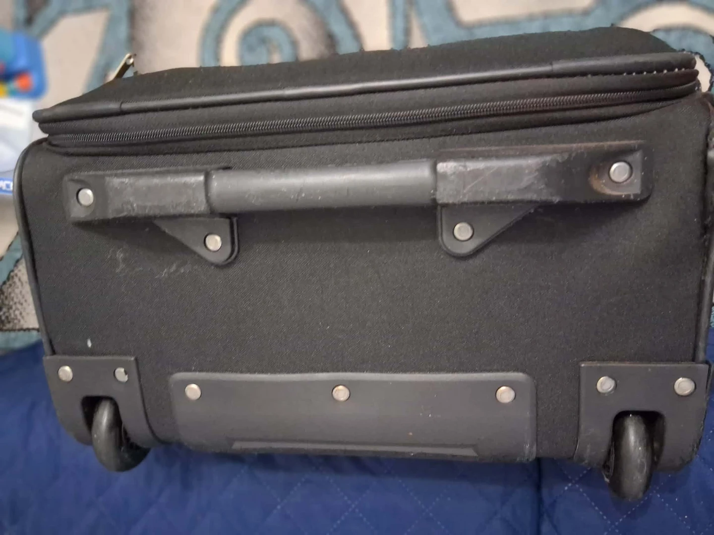 Black Wheeled Suitcase Luggage - photo 5