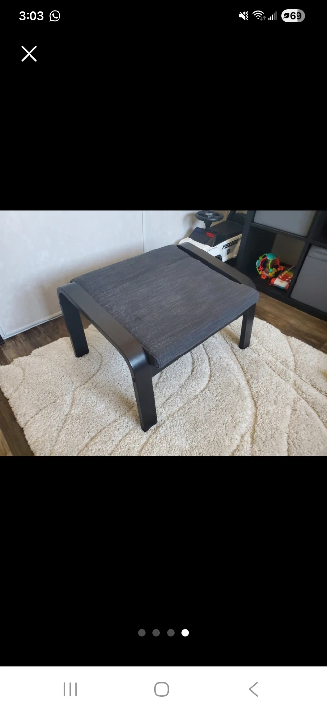 🥕IKEA Chair and Footrest - photo 2