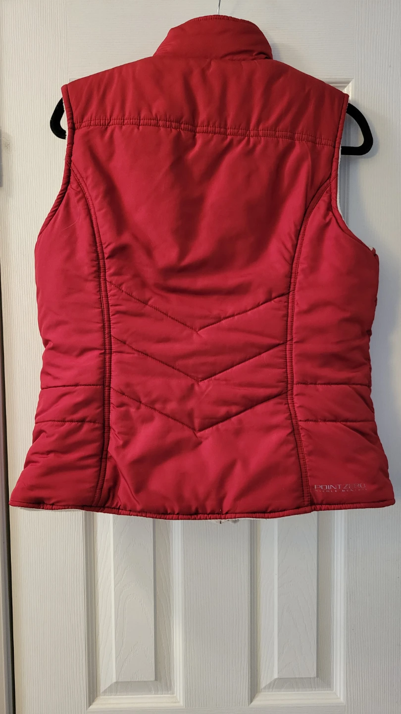 Red Puffer Vest - Size Medium - photo 2