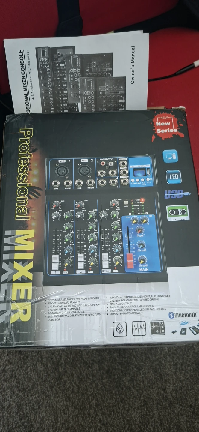 NXQ GH4 Professional Mixer Console with laundry basket - photo 2