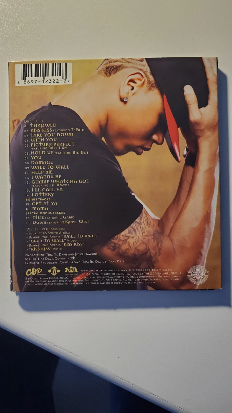 Chris Brown Exclusive CD - photo 3