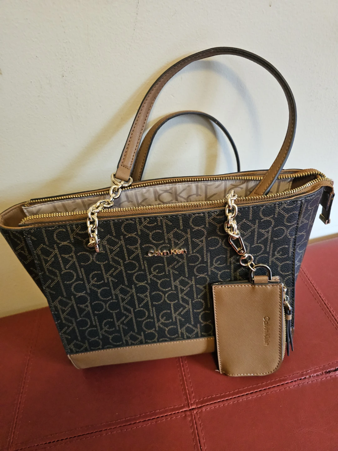 Calvin Klein Tote Bag with Coin Pouch