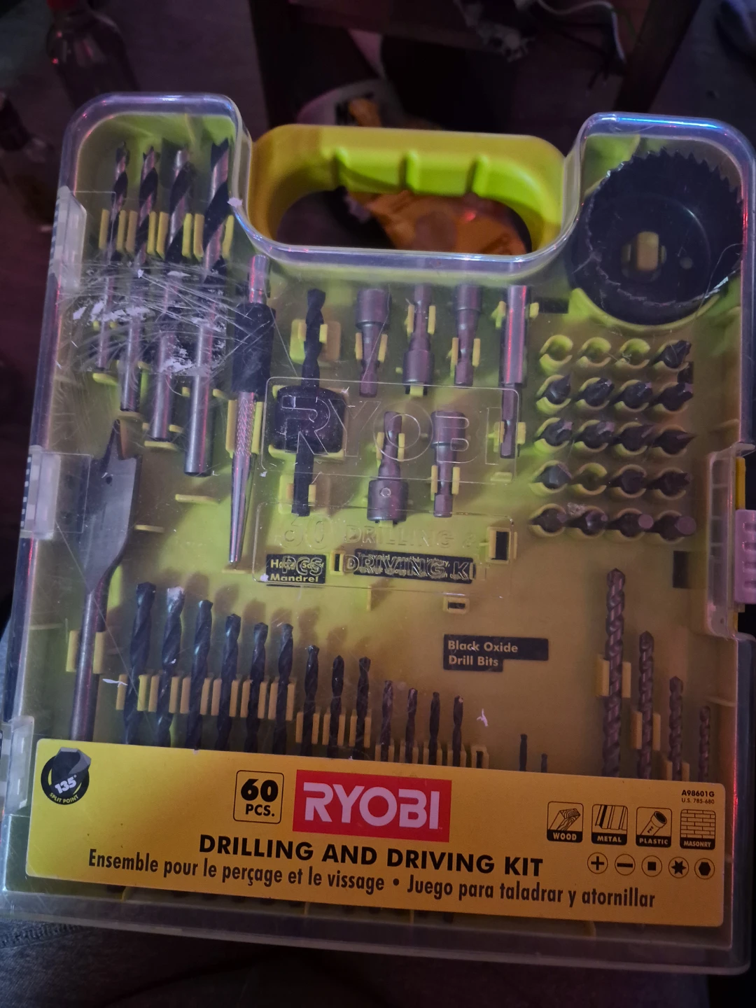 Ryobi 60-Piece Drilling and Driving Kit