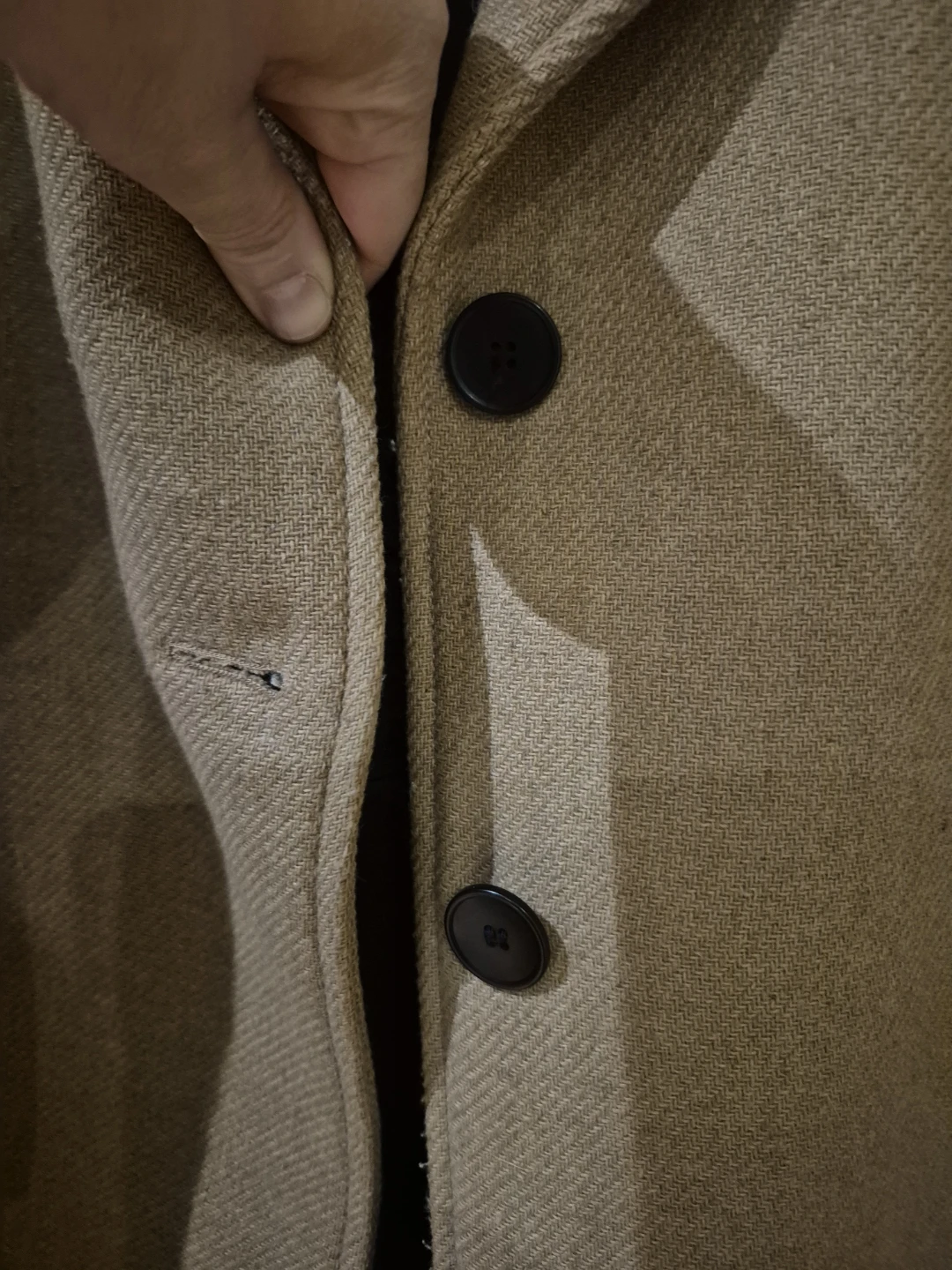 Zara woman's  Camel Wool Blend Topcoat - Size XL - photo 4