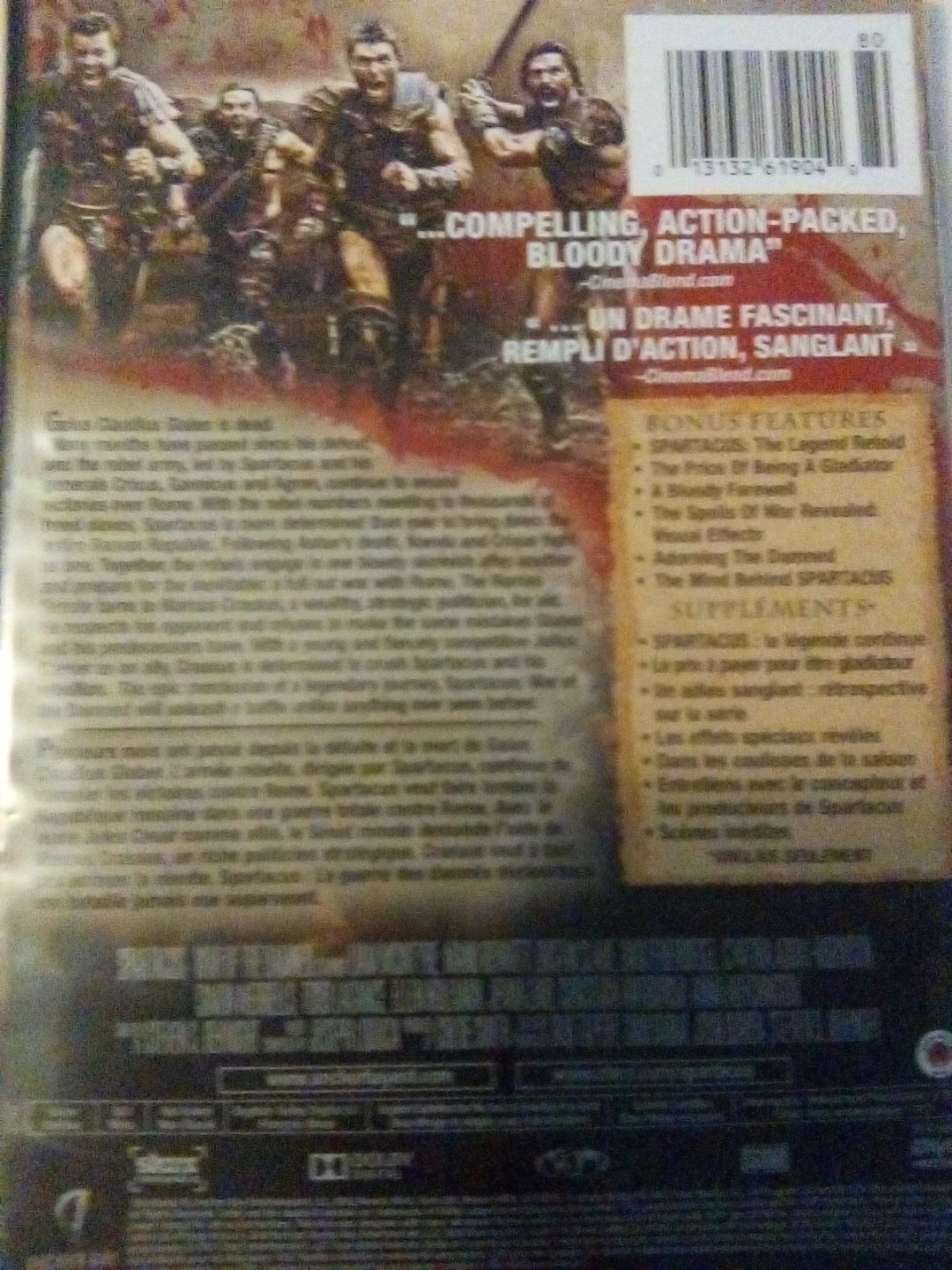 Spartacus War of the Damned Complete Third Season DVD - photo 2