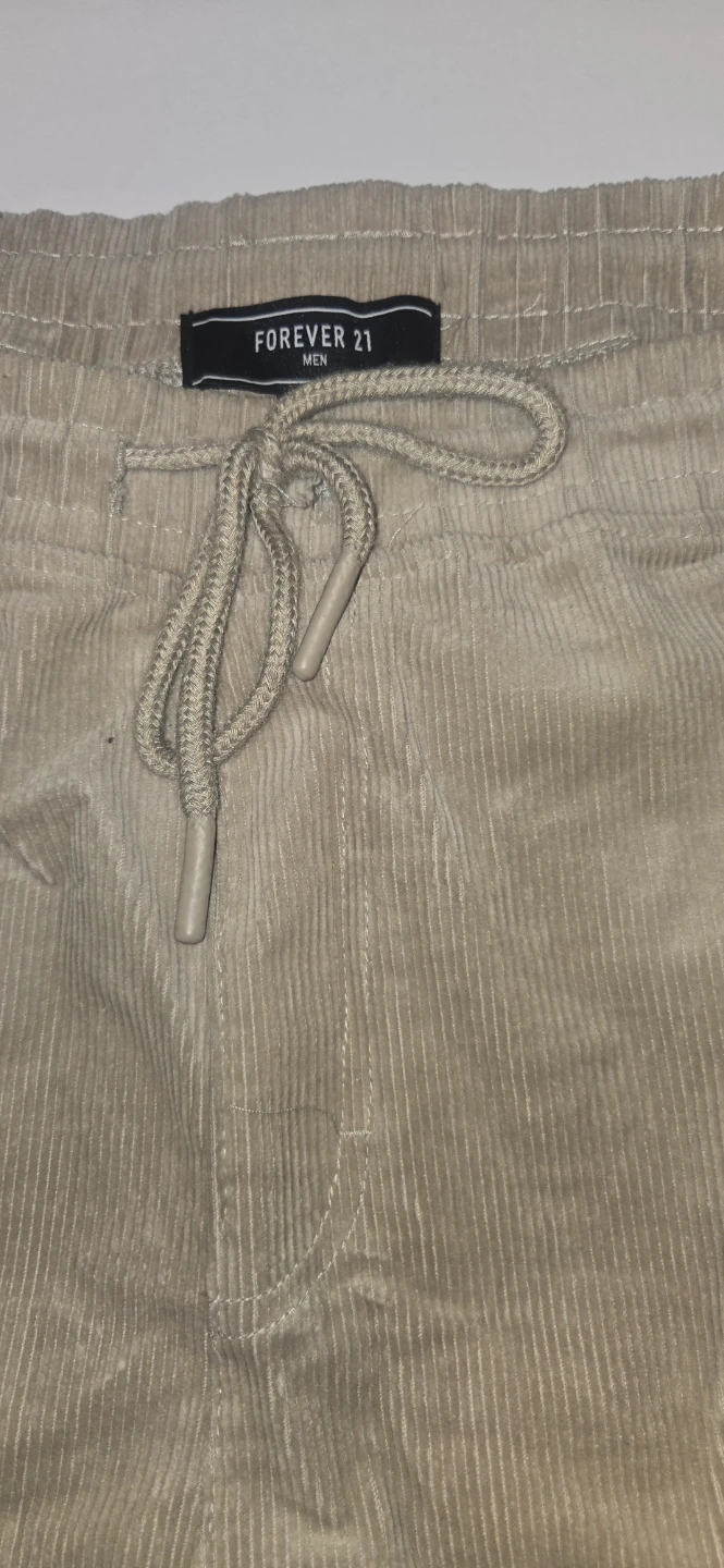 Forever 21 Men Corduroy Shorts XL Beige - photo 2