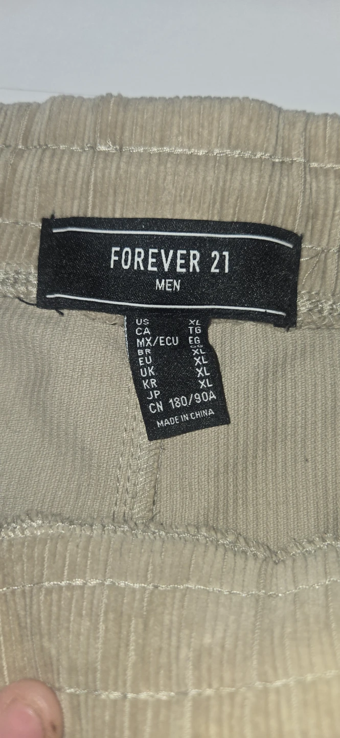 Forever 21 Men Corduroy Shorts XL Beige - photo 5