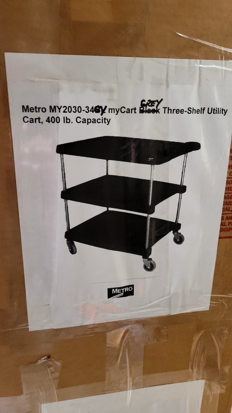NEW Metro 400lb Utility Cart