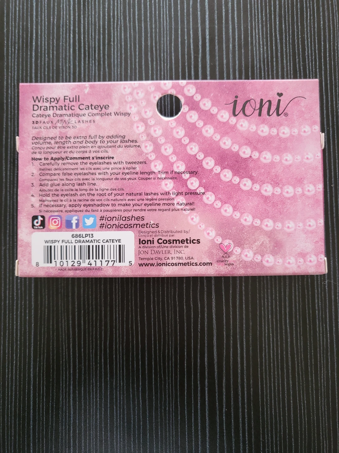 Ioni Wispy Full Dramatic Cateye 3D Faux Mink Lashes - photo 2