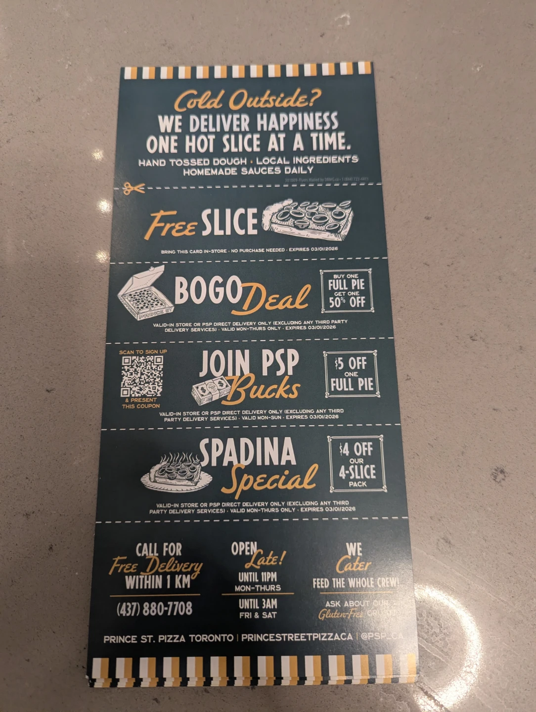 Prince St.Pizza: Free Slice no purchase required - photo 2